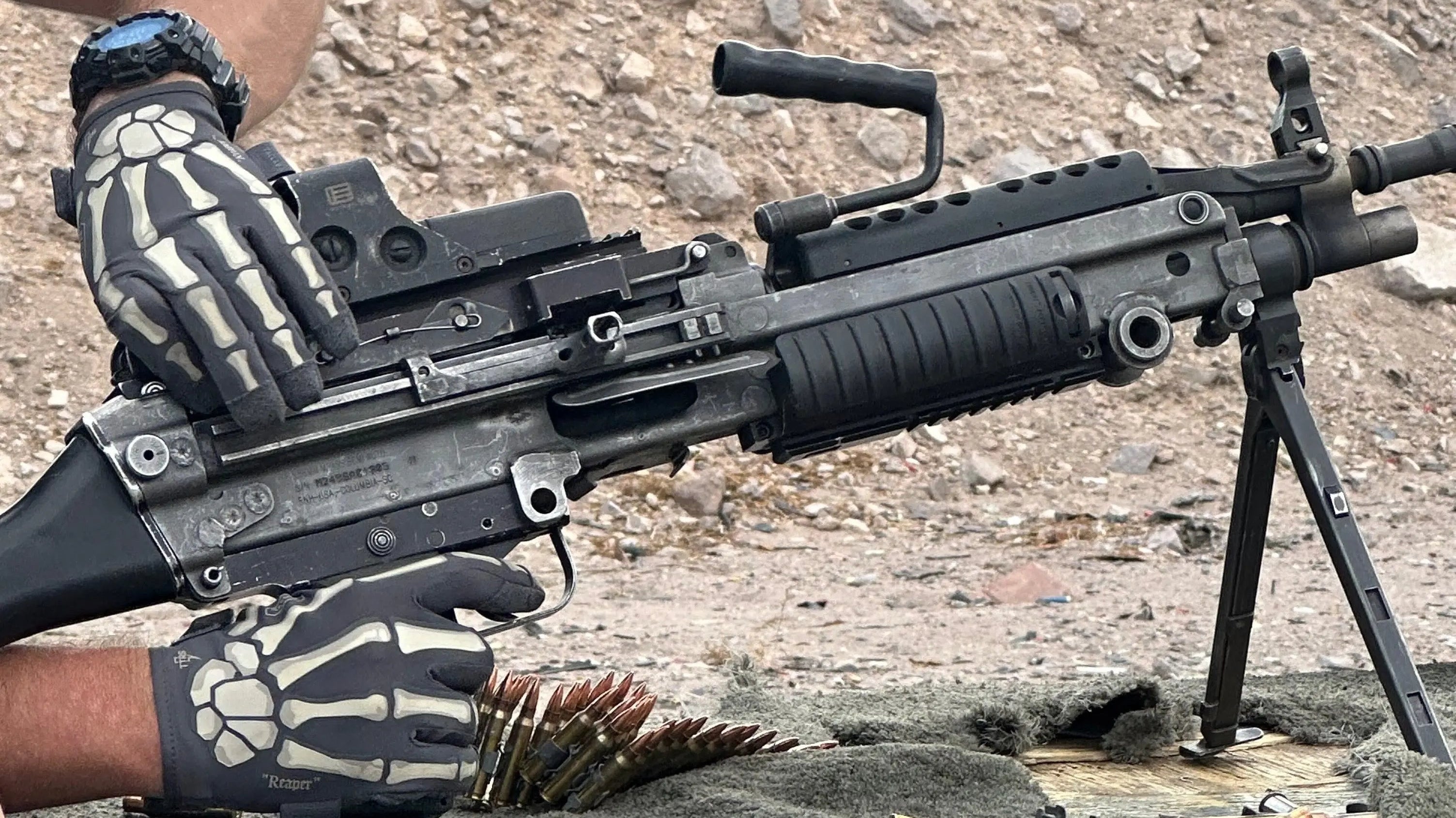 Using TACLAB Reaper High Dexterity Precision Tactical Shooting Gloves on the Range - TACLAB