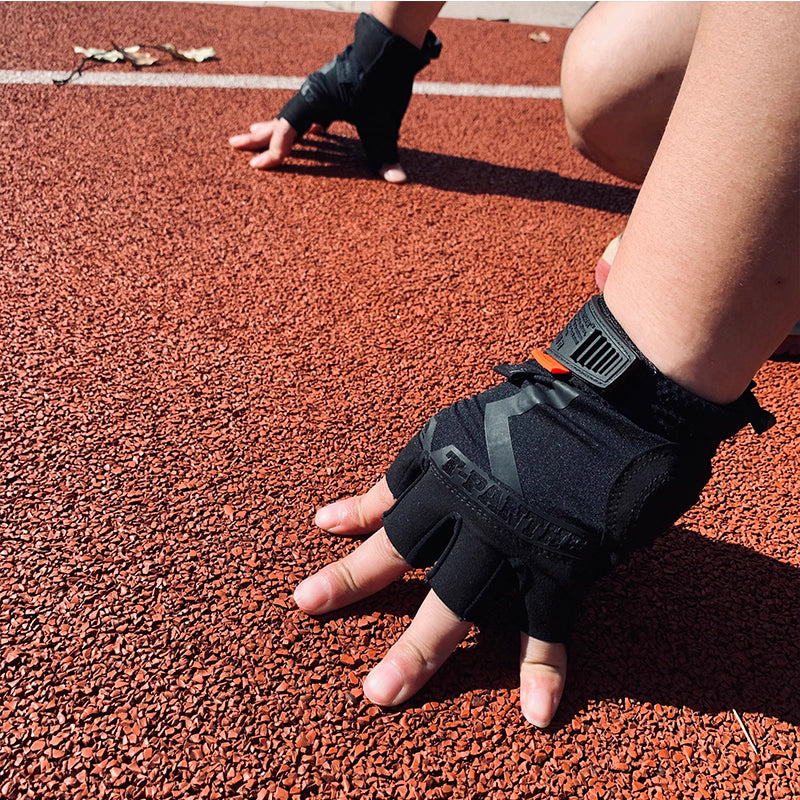 Panther V2 – Tactical Fingerless Padded Anti Vibration Gloves - TACLAB