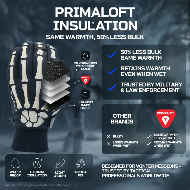 Snow Reaper – Insulated Waterproof & Windproof Tactical Winter Gloves TACLAB