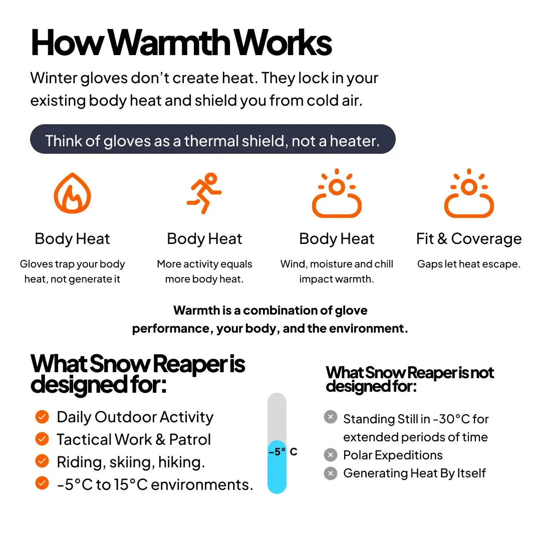 Snow Reaper – Insulated Waterproof & Windproof Tactical Winter Gloves TACLAB