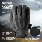 TACLAB Patrol Reaper Warm Tactical Shooting Gloves – Insulated Skeleton Design, Reinforced Grip, Flexible Gloves for Military, Police, Hunting Outdoor TACLAB