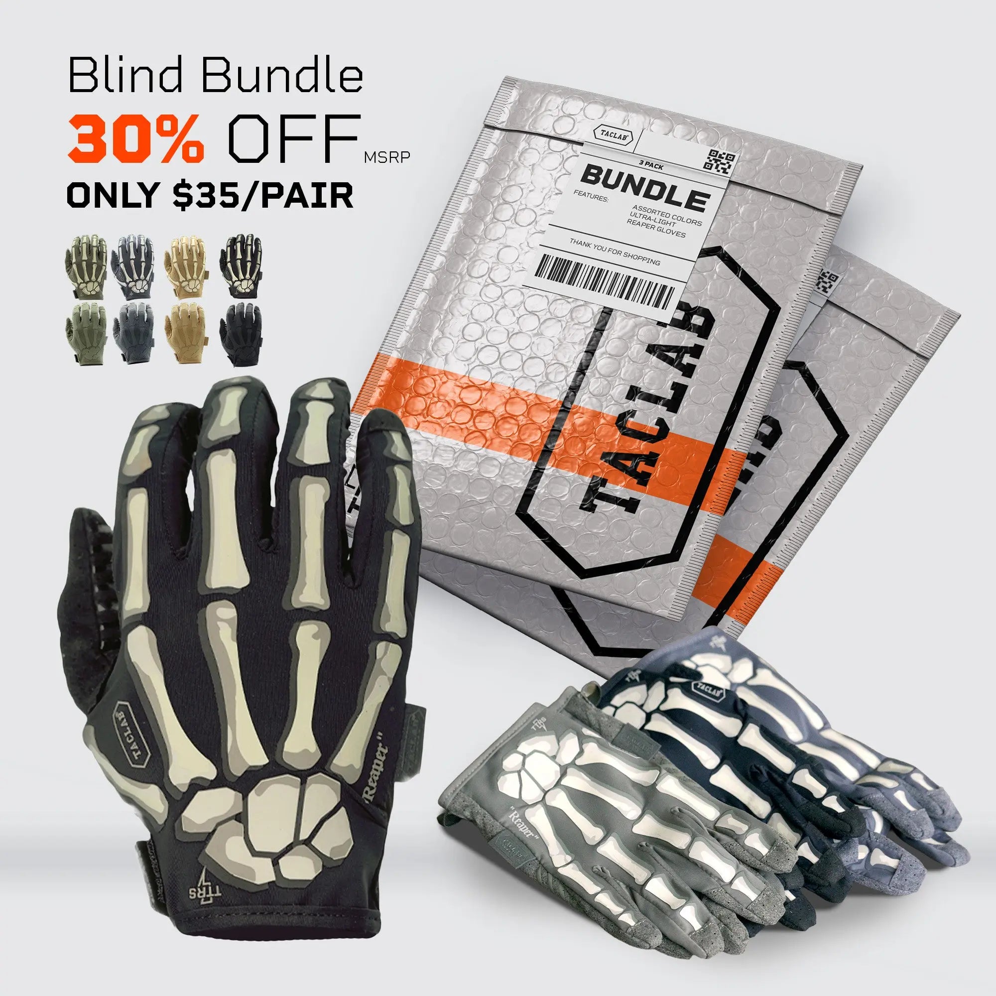 TACLAB Reaper Blind Box – x3 Assorted Pairs TACLAB