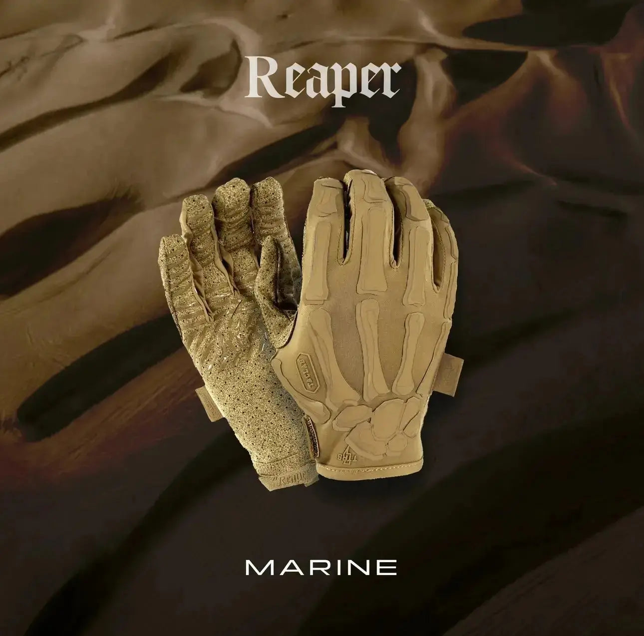 TACLAB Reaper Skeleton Tactical Shooting Gloves - Thin and Lightweight for Military, Police, Range - TACLAB