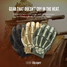 TACLAB Reaper Skeleton Tactical Shooting Gloves - Thin and Lightweight for Military, Police, Range TACLAB