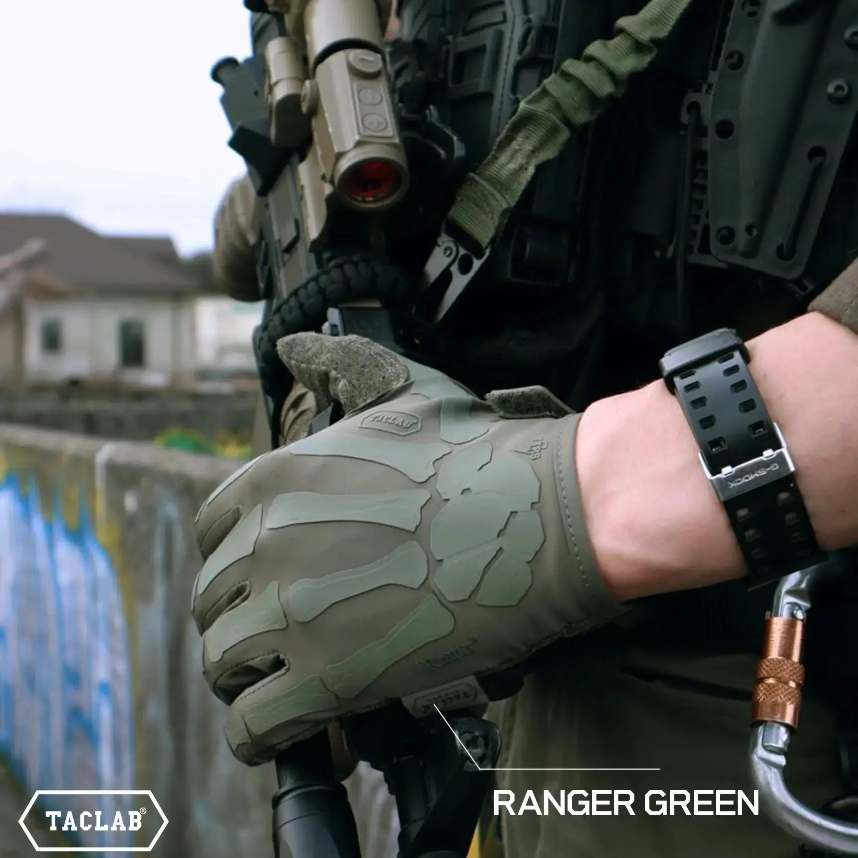 TACLAB REAPER Tactical Skeleton Shooting Gloves - TACLAB