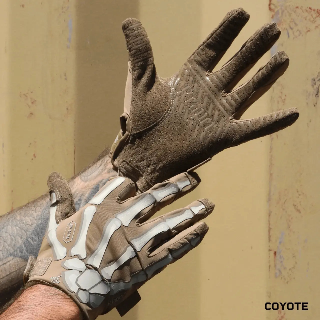 TACLAB Reaper Skeleton Gloves - Thin and Lightweight for Motocross, Dirt Bike, ATV - TACLAB