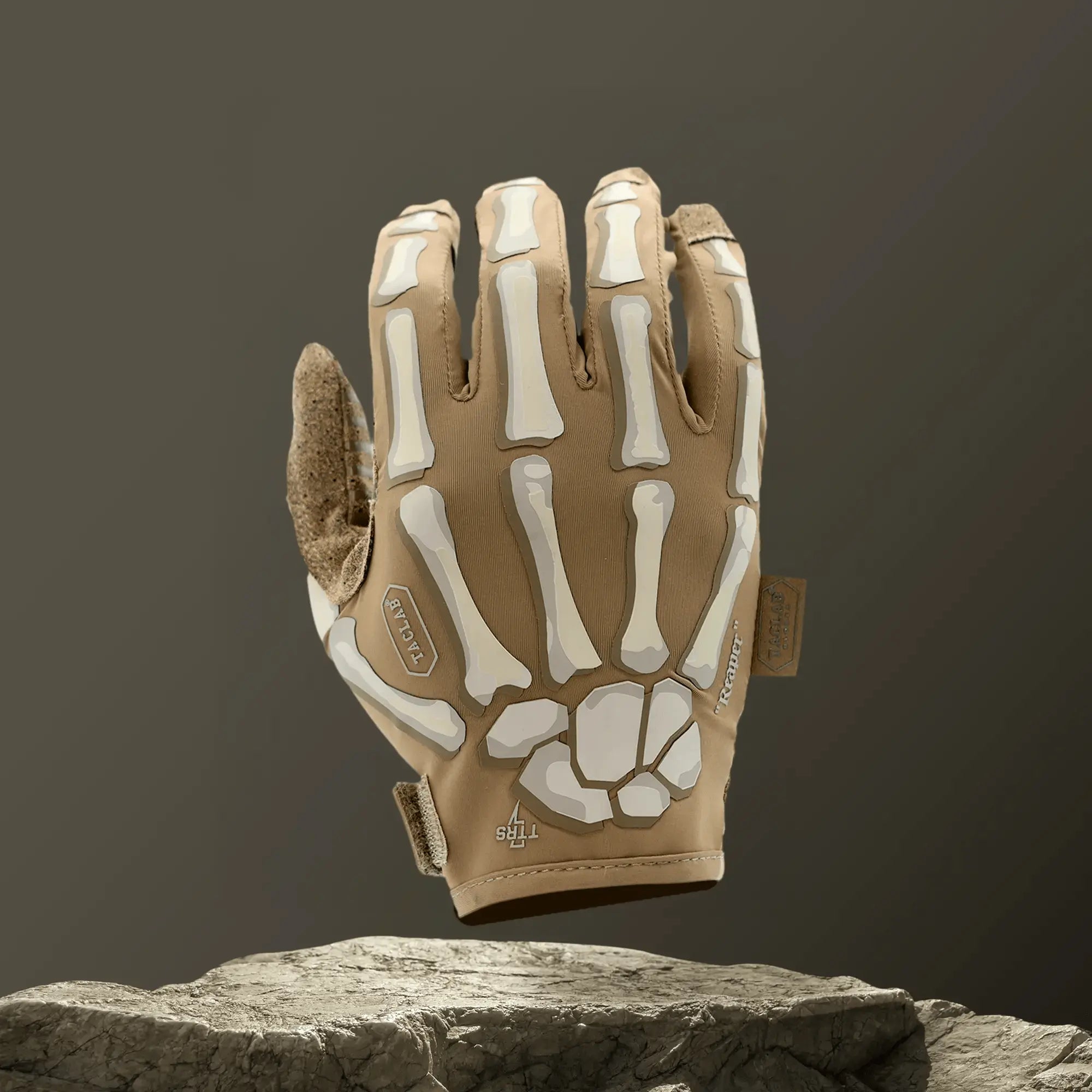 TACLAB Reaper Skeleton Gloves - Thin and Lightweight for Motocross, Dirt Bike, ATV - TACLAB