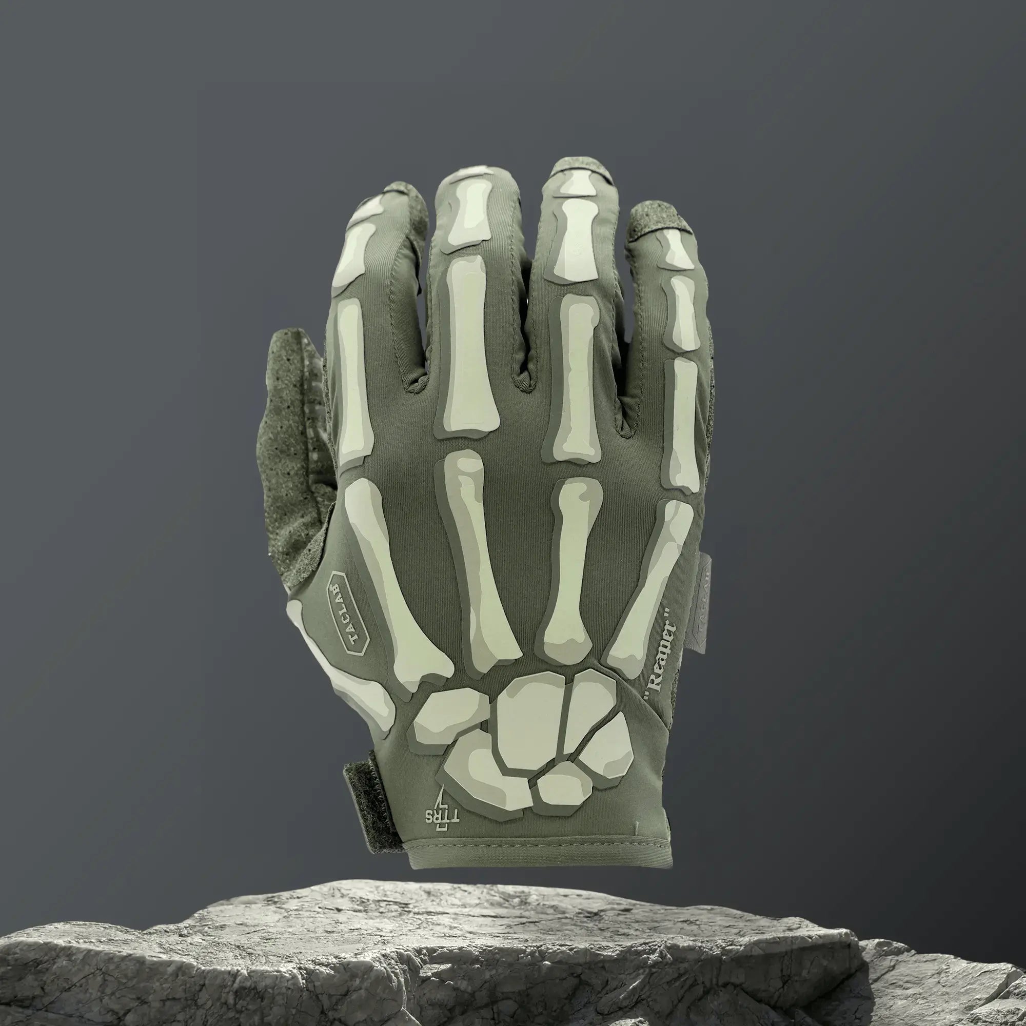 TACLAB Reaper Skeleton Gloves - Thin and Lightweight for Motocross, Dirt Bike, ATV - TACLAB