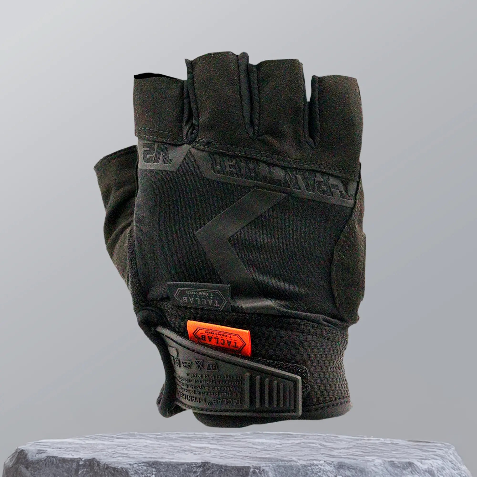 Panther V2 – Tactical Fingerless Padded Anti Vibration Gloves - TACLAB
