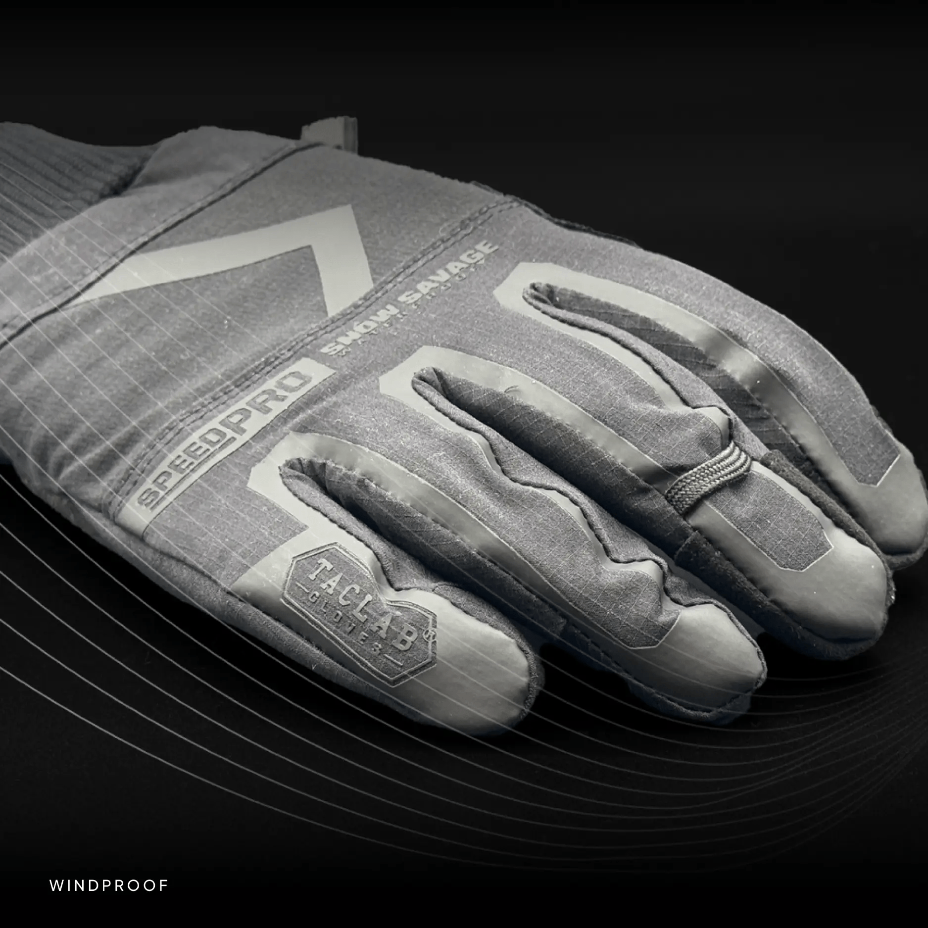 Snow Savage Speed PRO – Waterproof/Windproof Lightweight Ultra - Warm Tactical Winter Gloves - TACLAB