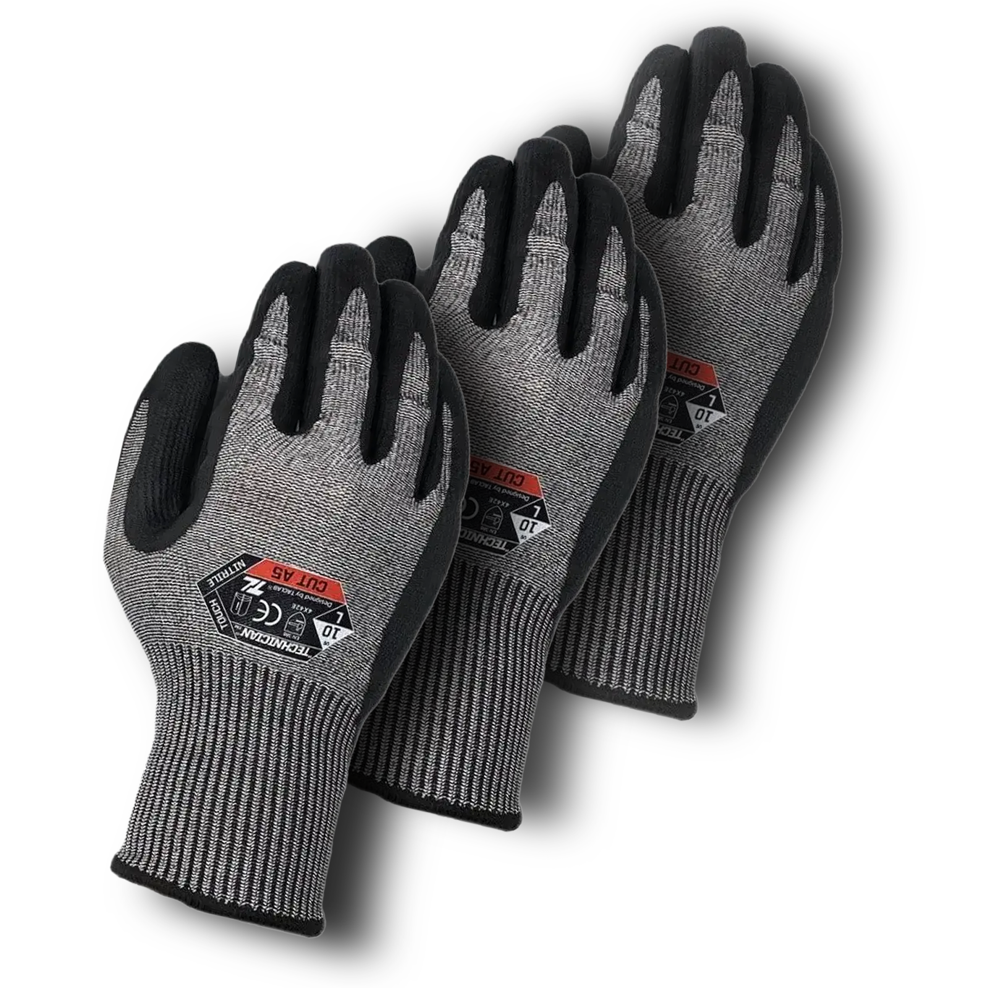 Multi-Packs of Technician A5 Cut Resistant Gloves TACLAB
