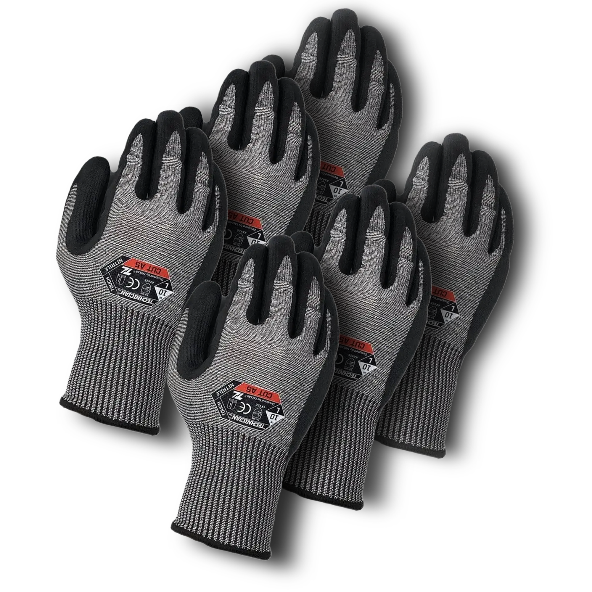 Multi-Packs of Technician A5 Cut Resistant Gloves TACLAB