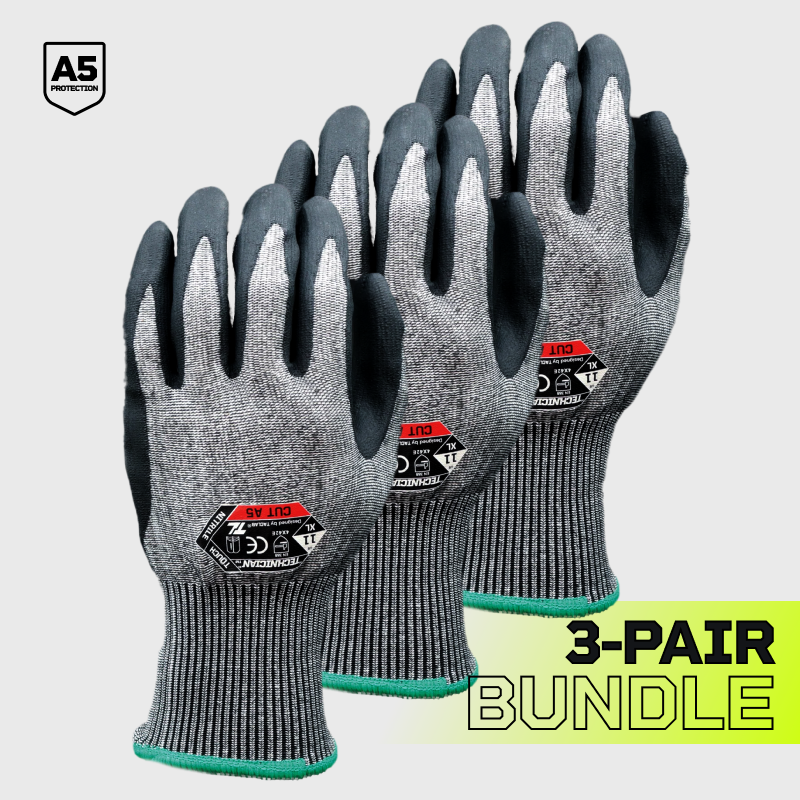 Multi-Packs of Technician A5 Cut Resistant Gloves TACLAB