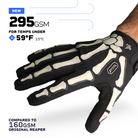 PATROL REAPER Upgraded Warm Tactical Skeleton Shooting Gloves TACLAB