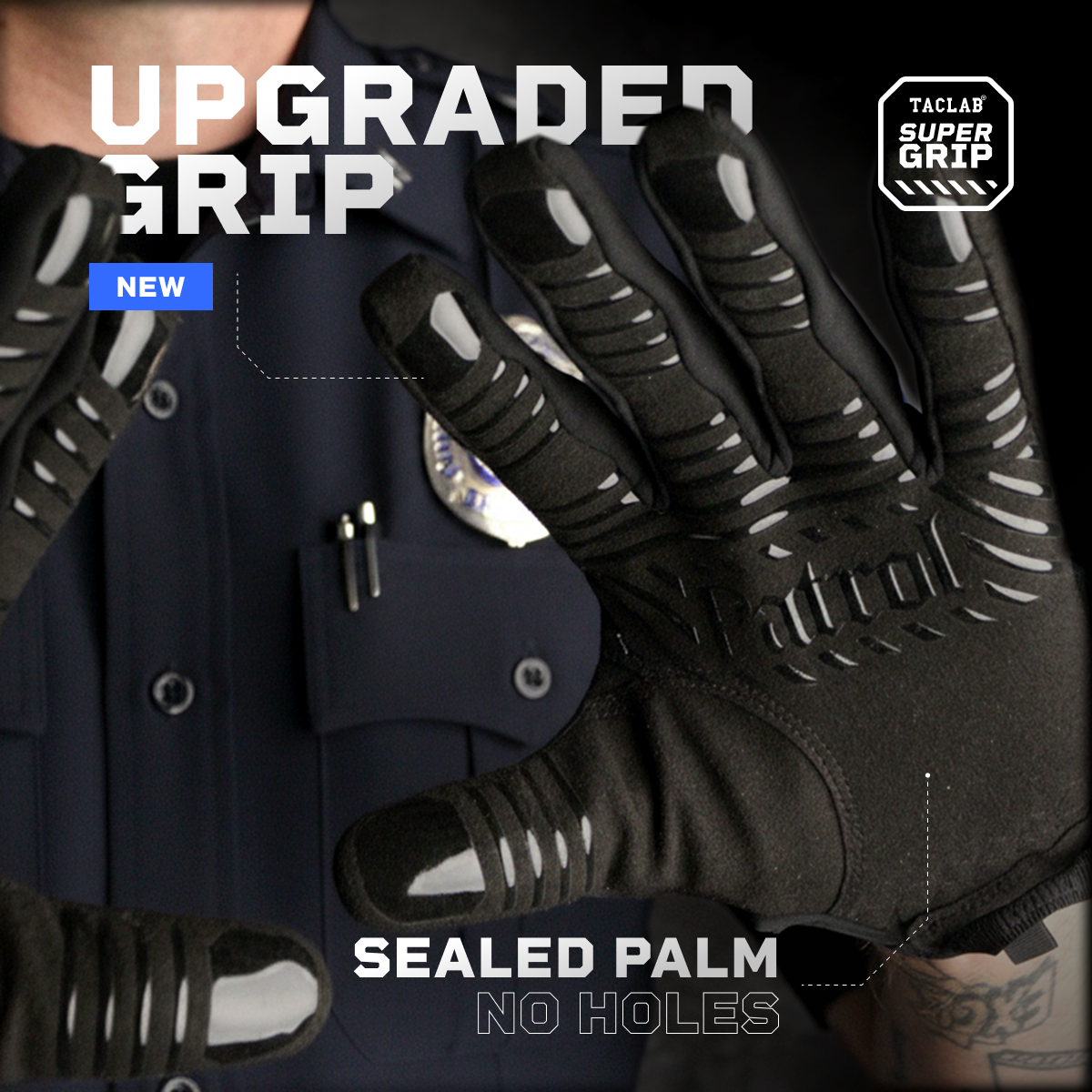 PATROL REAPER Upgraded Warm Tactical Skeleton Shooting Gloves TACLAB