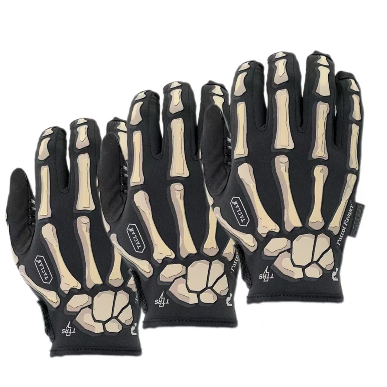 PATROL REAPER Upgraded Warm Tactical Skeleton Shooting Gloves TACLAB
