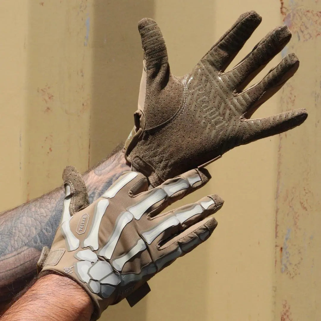 REAPER Coyote Marine Tactical Skeleton Shooting Gloves TACLAB