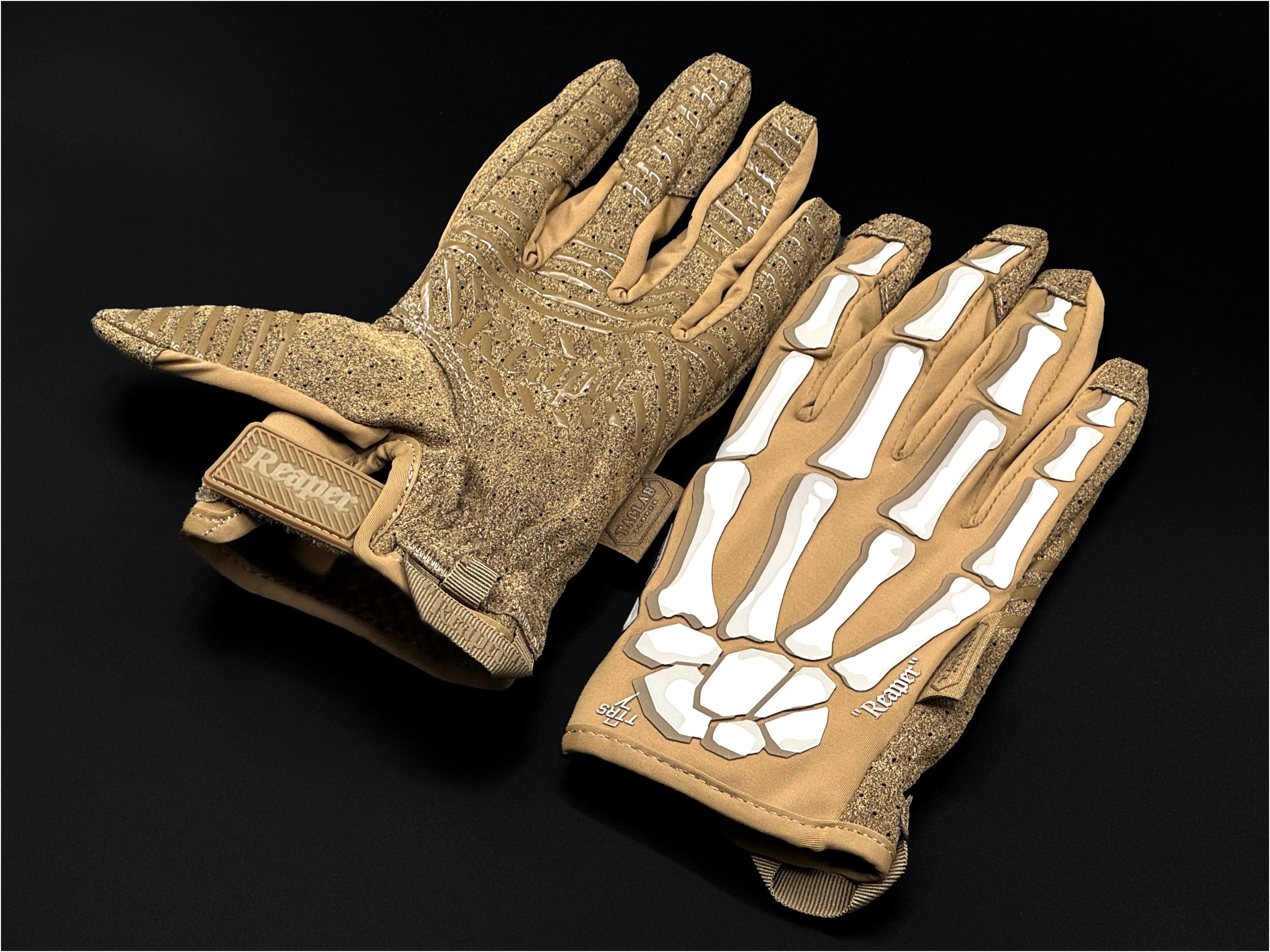 REAPER Coyote Marine Tactical Skeleton Shooting Gloves TACLAB