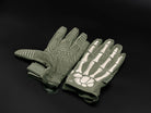 REAPER Ghost Ranger Green Gloves - Tactical Skeleton Shooting Gloves - TACLAB