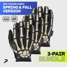 TACLAB Patrol Reaper Warm Tactical Shooting Gloves – Insulated Skeleton Design, Reinforced Grip, Flexible Gloves for Military, Police, Hunting Outdoor - TACLAB