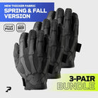 TACLAB Patrol Reaper Warm Tactical Shooting Gloves – Insulated Skeleton Design, Reinforced Grip, Flexible Gloves for Military, Police, Hunting Outdoor - TACLAB