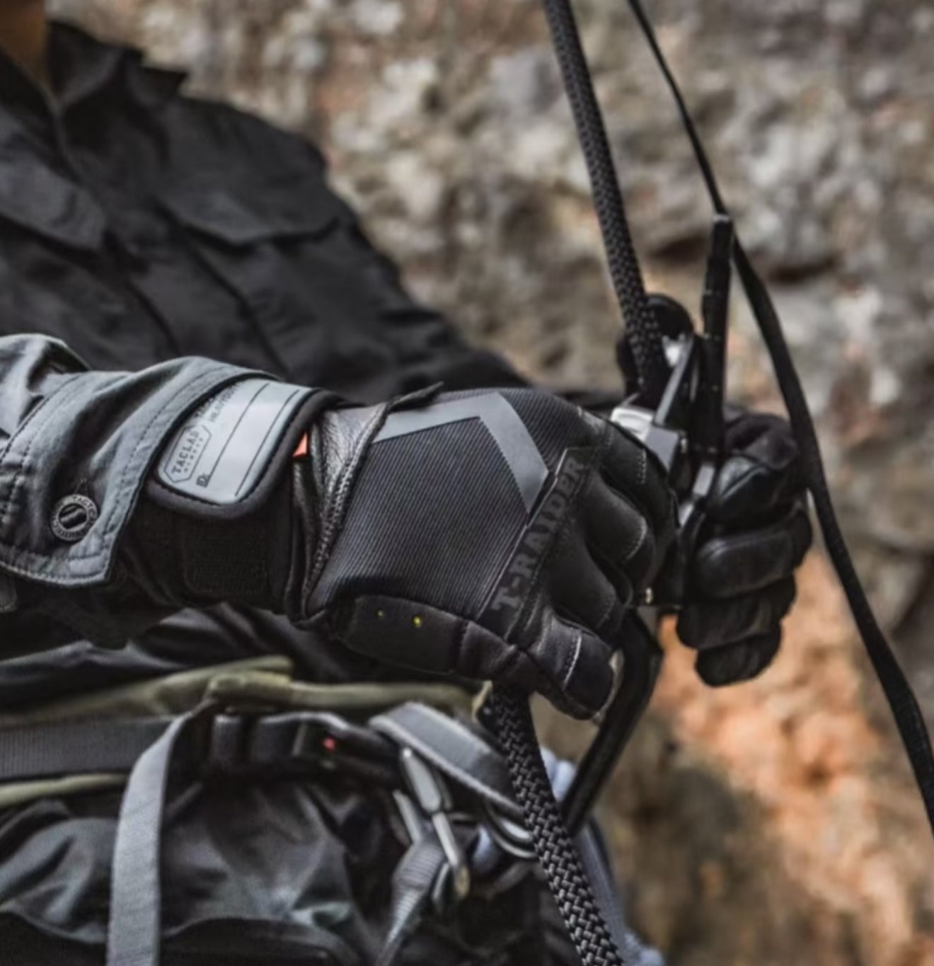 TACLAB Raider Goatskin Leather Gloves – Heavy Duty for Motorcycle, Law Enforcement, First Responders, Military TACLAB