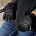 TACLAB Raider Goatskin Leather Gloves – Heavy Duty for Motorcycle, Law Enforcement, First Responders, Military TACLAB