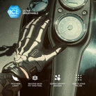 TACLAB Reaper Skeleton Gloves - Thin and Lightweight for Motocross, Dirt Bike, ATV - TACLAB