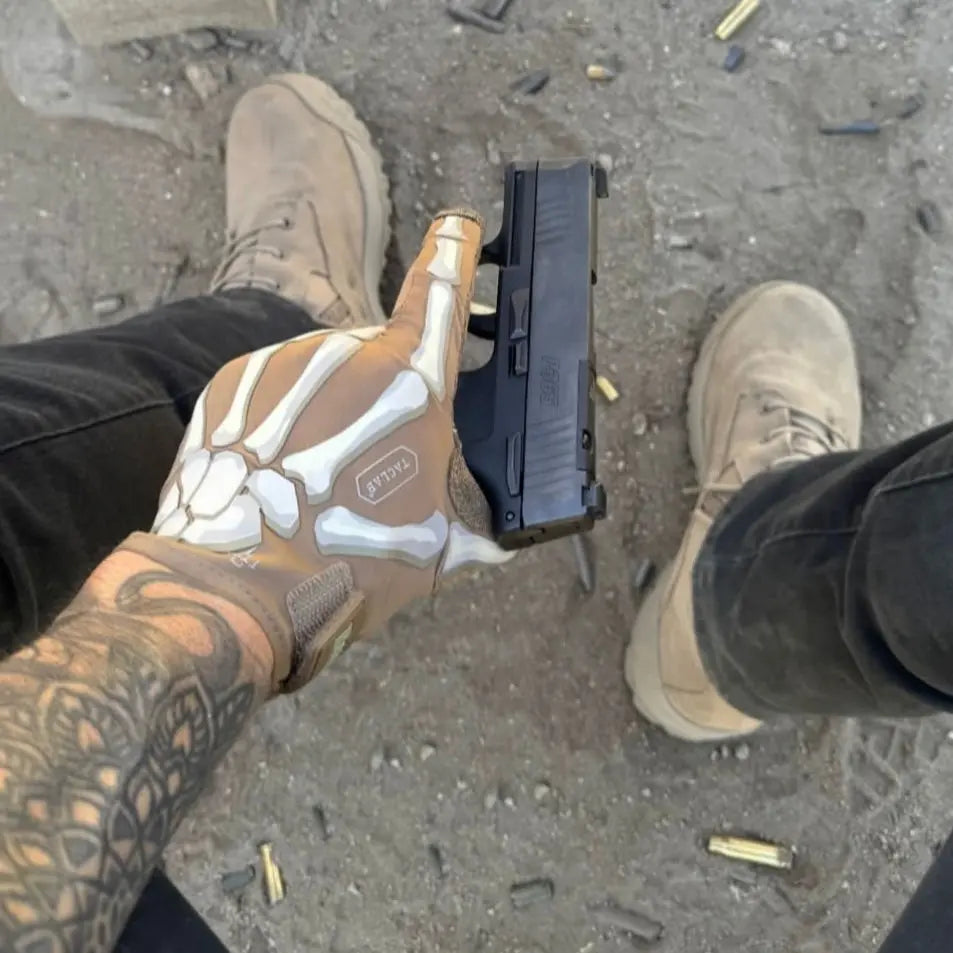 TACLAB REAPER Tactical Skeleton Shooting Gloves - TACLAB 