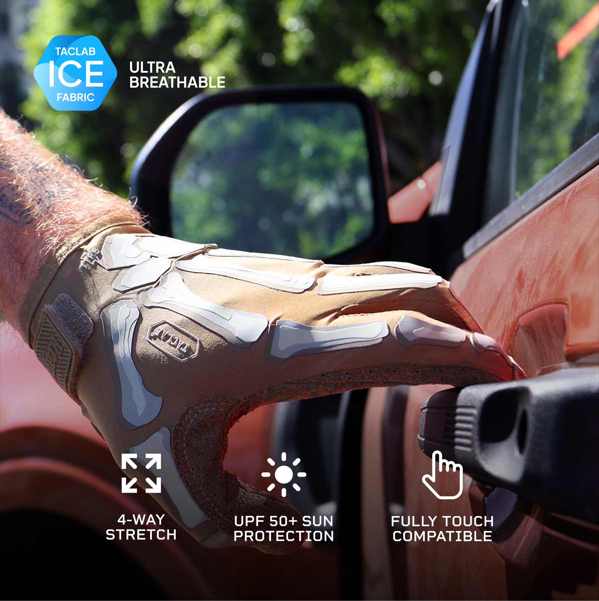 TACLAB Reaper Tactical Skeleton Gloves TACLAB