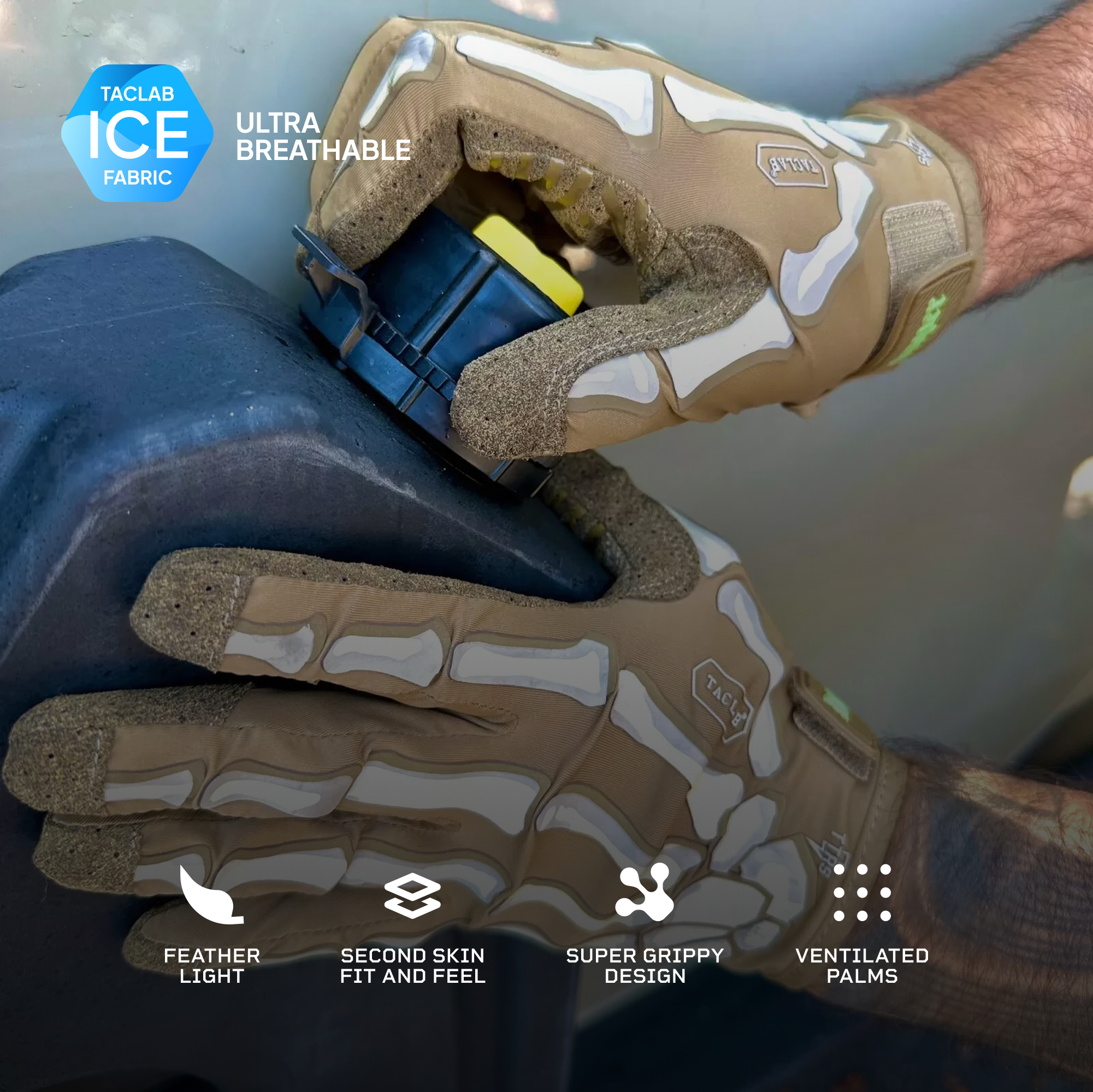TACLAB Reaper Tactical Skeleton Gloves TACLAB