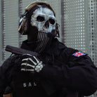 TACLAB Reaper Tactical Skeleton Gloves - Thin and Lightweight for Airsoft, Cosplay, Paintball TACLAB