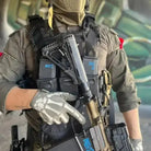 TACLAB Reaper Skeleton Tactical Shooting Gloves - Thin and Lightweight for Military, Police, Range - TACLAB