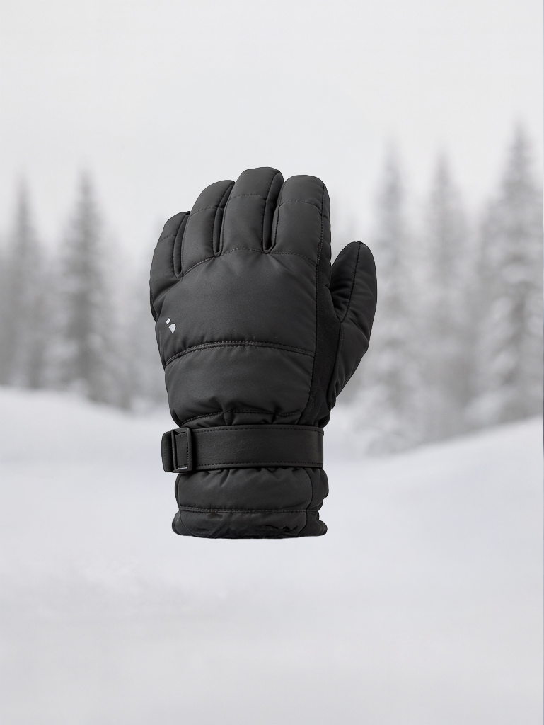 Traditional bulky winter glove