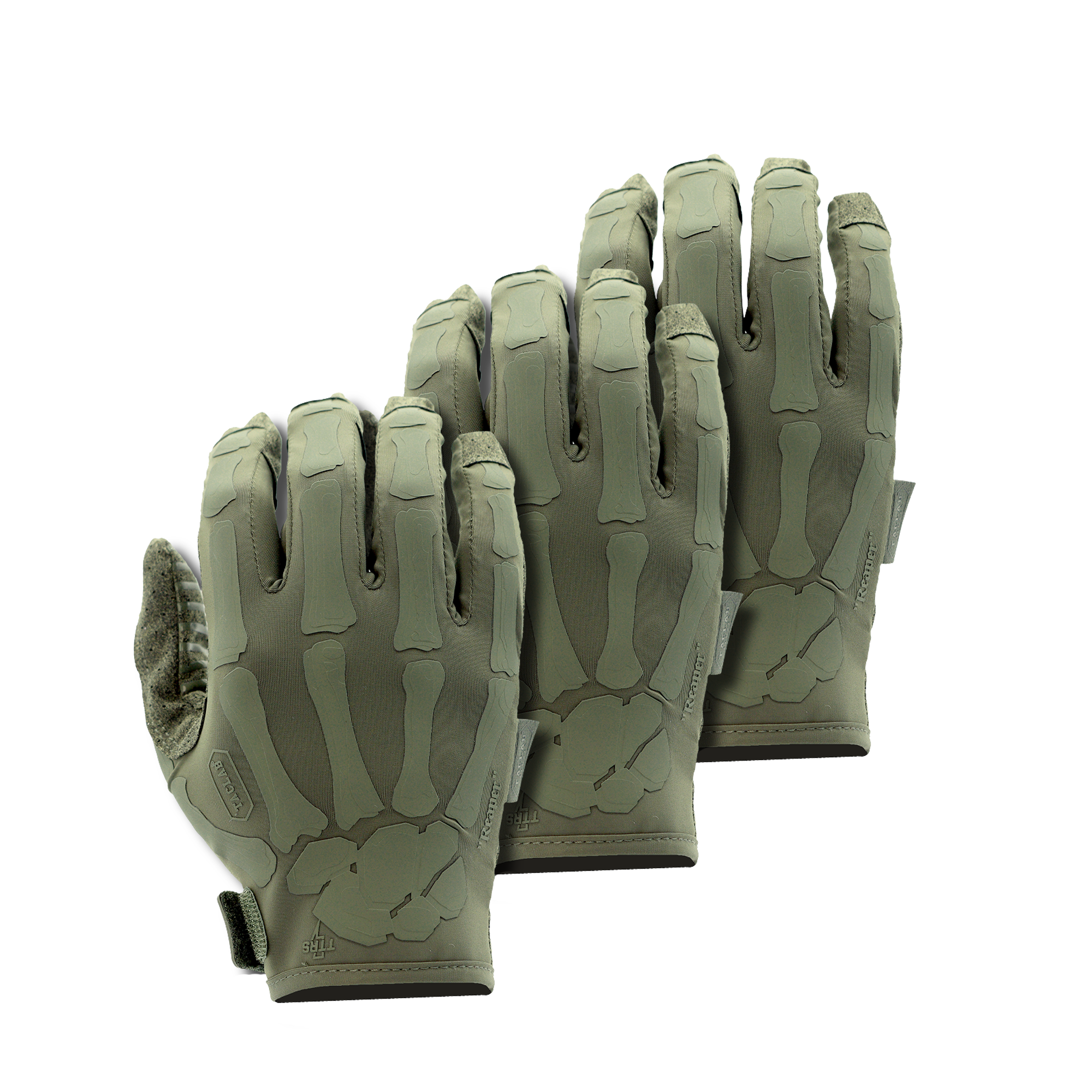 TACLAB Reaper Skeleton Tactical Shooting Gloves Multipacks - Thin and Lightweight for Military, Police, Range TACLAB