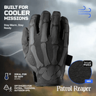 TACLAB Patrol Reaper Warm Tactical Shooting Gloves – Insulated Skeleton Design, Reinforced Grip, Flexible Gloves for Military, Police, Hunting Outdoor - TACLAB