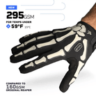 TACLAB Patrol Reaper Warm Tactical Shooting Gloves – Insulated Skeleton Design, Reinforced Grip, Flexible Gloves for Military, Police, Hunting Outdoor - TACLAB