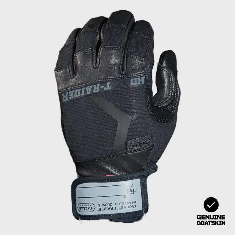 TACLAB Raider Goatskin Leather Gloves – Heavy Duty for Motorcycle, Law Enforcement, First Responders, Military - TACLAB