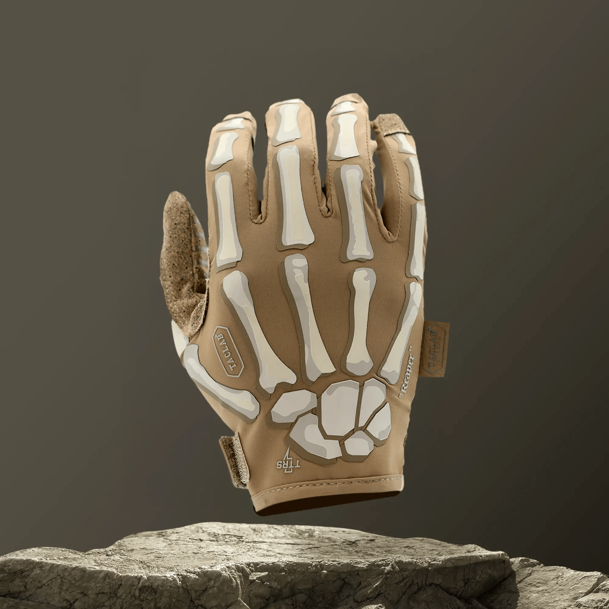 TACLAB Reaper Skeleton Gloves - Thin and Lightweight for Motocross, Dirt Bike, ATV - TACLAB