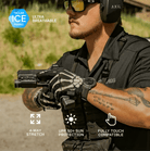 TACLAB Reaper Skeleton Tactical Shooting Gloves - Thin and Lightweight for Military, Police, Range - TACLAB