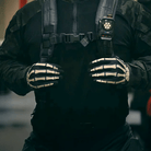 TACLAB Reaper Skeleton Tactical Shooting Gloves - Thin and Lightweight for Military, Police, Range - TACLAB