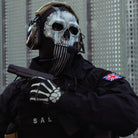 TACLAB Reaper Tactical Skeleton Gloves - Thin and Lightweight for Airsoft, Cosplay, Paintball - TACLAB