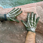 TACLAB Reaper Tactical Skeleton Gloves - Thin and Lightweight for Fishing, Outdoors, Hiking, Camping - TACLAB