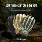 TACLAB Reaper Tactical Skeleton Gloves - Thin and Lightweight for Summer, Airsoft, Paintball, Cycling, Motorcycle, Multipurpose - TACLAB